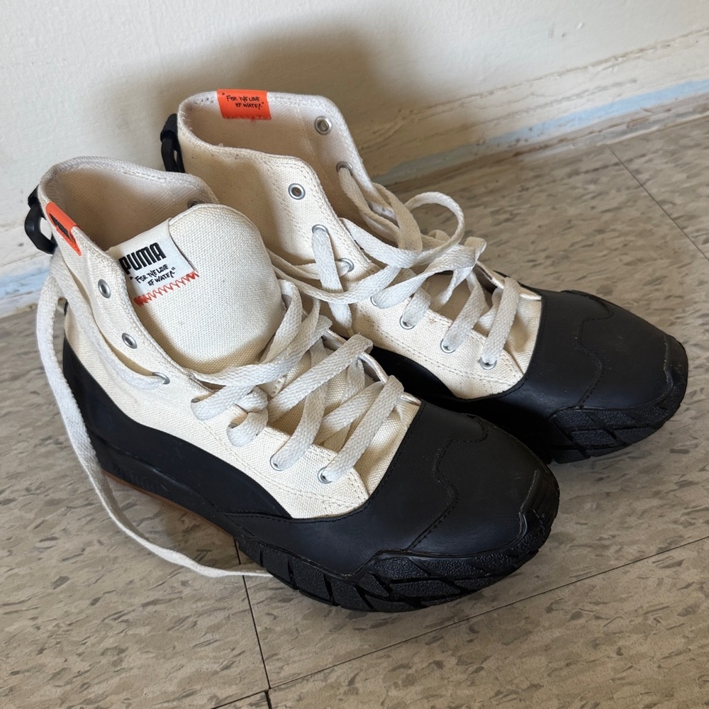 Puma rain gear boots “for the love of water
